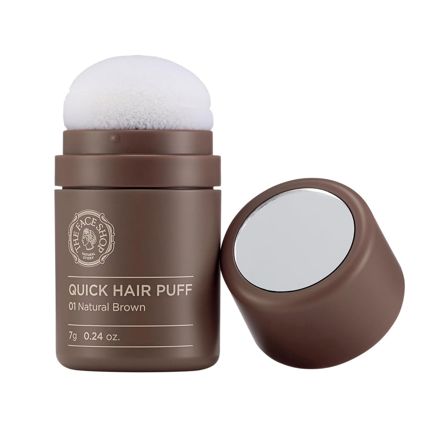 The Face Shop - Quick Hair Puff 01 Natural Brown 7g