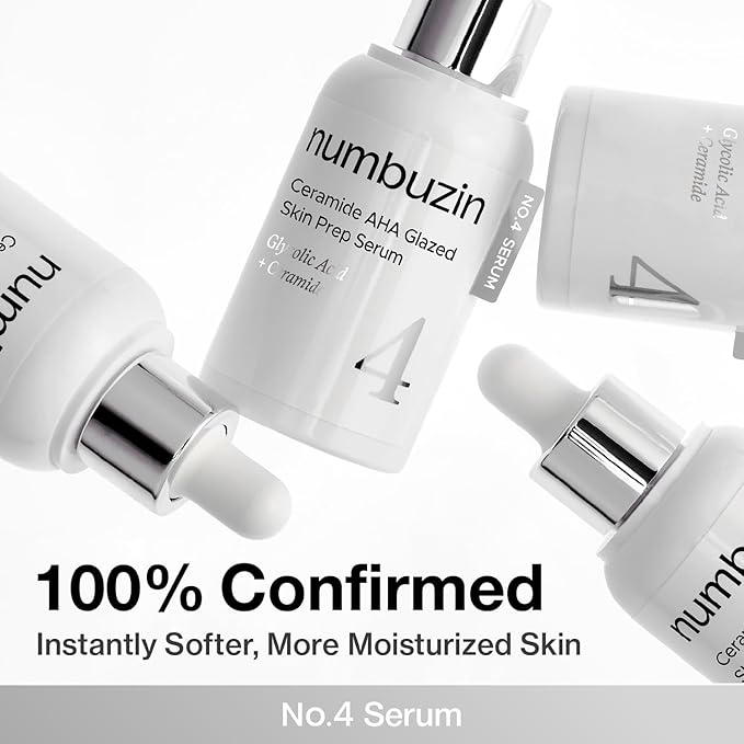 Numbuzin – No.4 Ceramide AHA Glazed Skin Prep Serum 30ml