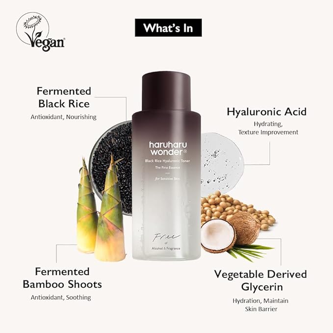 Haruharu Wonder - Black Rice Hyaluronic Toner Fragrance Free 150ml