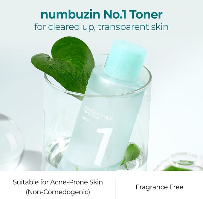 Numbuzin - No. 1 Pure Full Calming Herb Toner 300ml