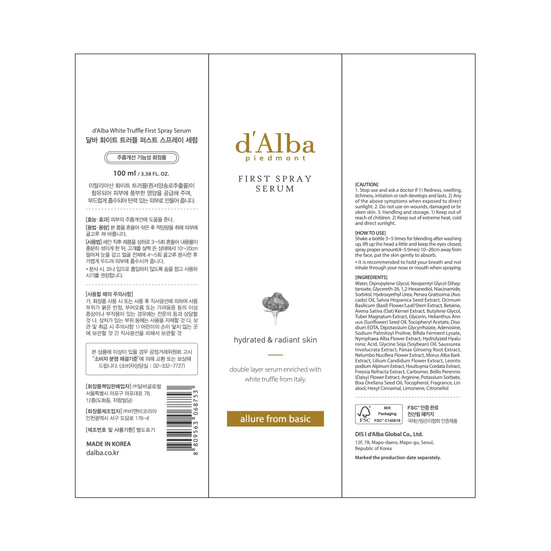 d’Alba – White Truffle Prime serum 50ml