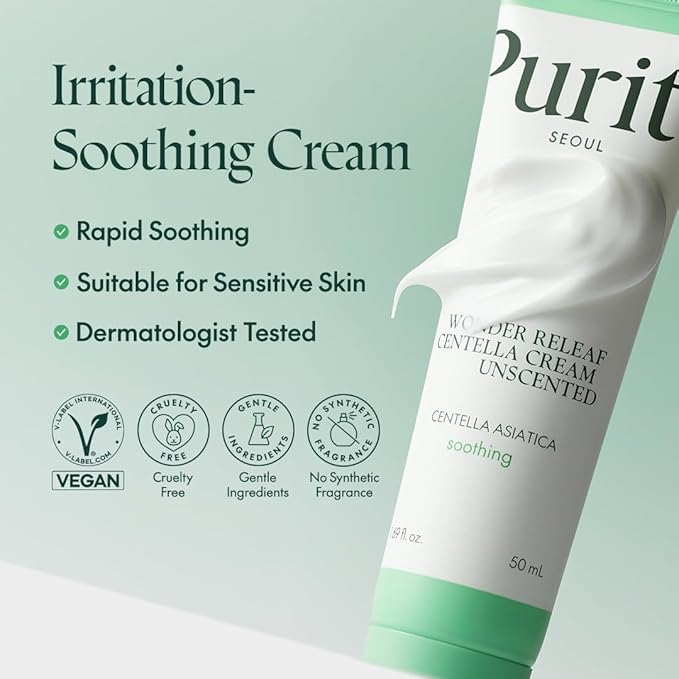 Purito – Wonder Releaf Centella Cream Unscented 50ml