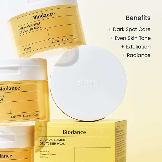 Biodance – Vita Niacinamide Gel Toner Pad (60ea)