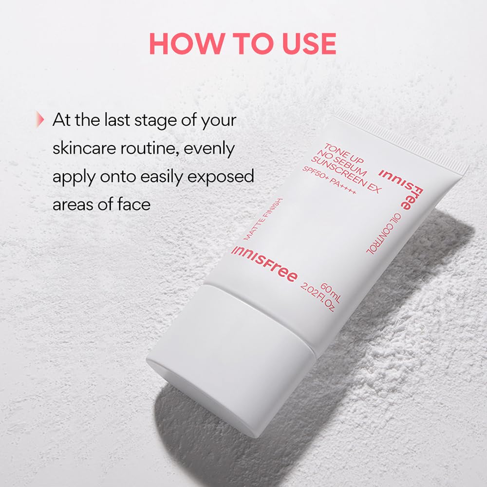 Innisfree - Toneup No sebum Sunscreen Ex 60ml