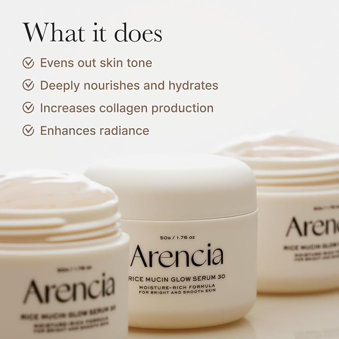 Arencia – Rice Mucin Glow Serum 30 50g