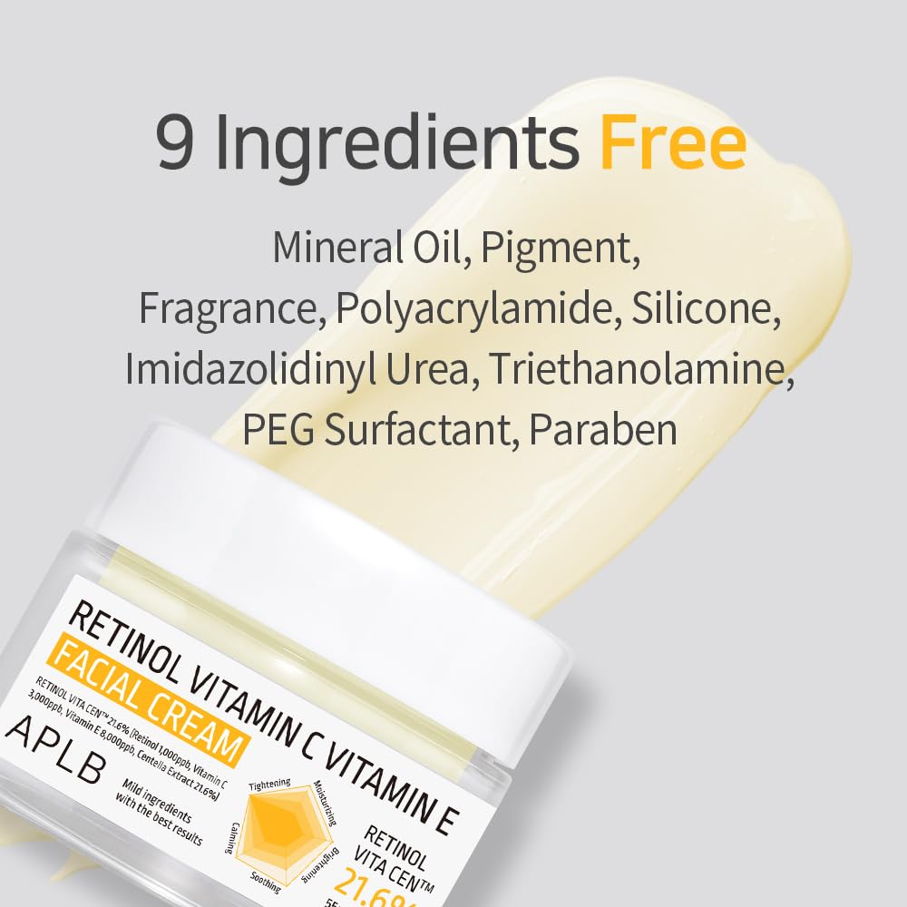 APLB – Retinol Vitamin C Vitamin E Facial Cream 55ml