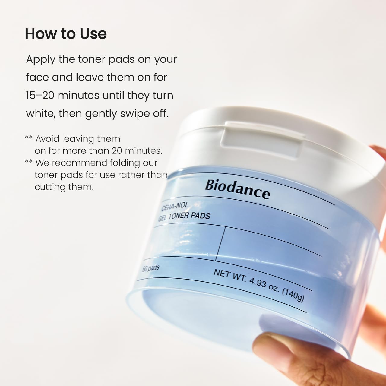 Biodance – Cera- Nol Gel Toner Pad 60