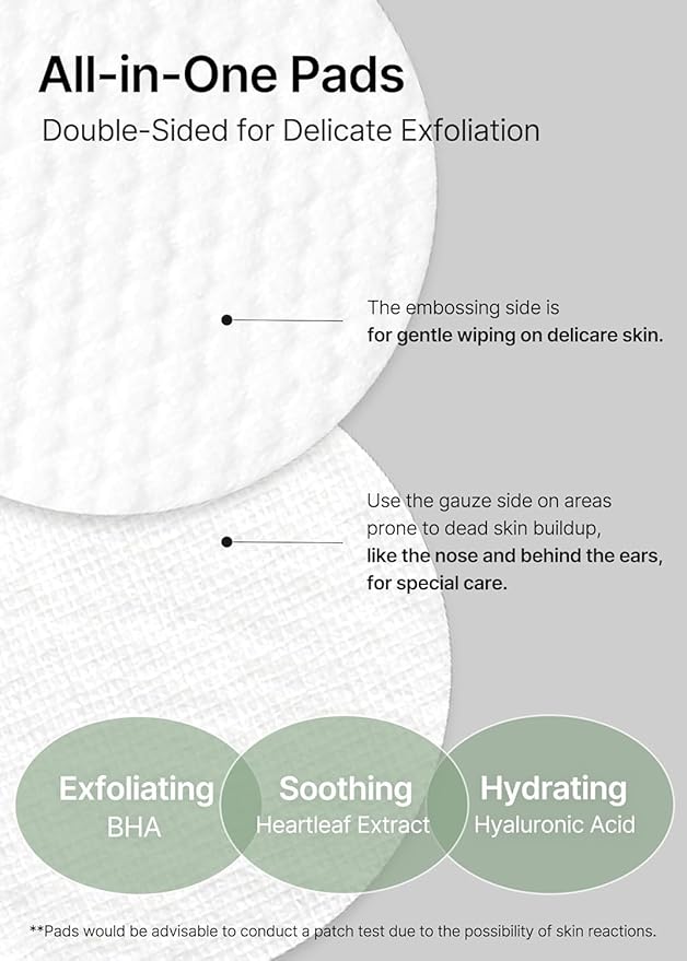 Celimax – Ji Woo Gae Heartleaf BHA Peeling Pad 125ml 60 pcs