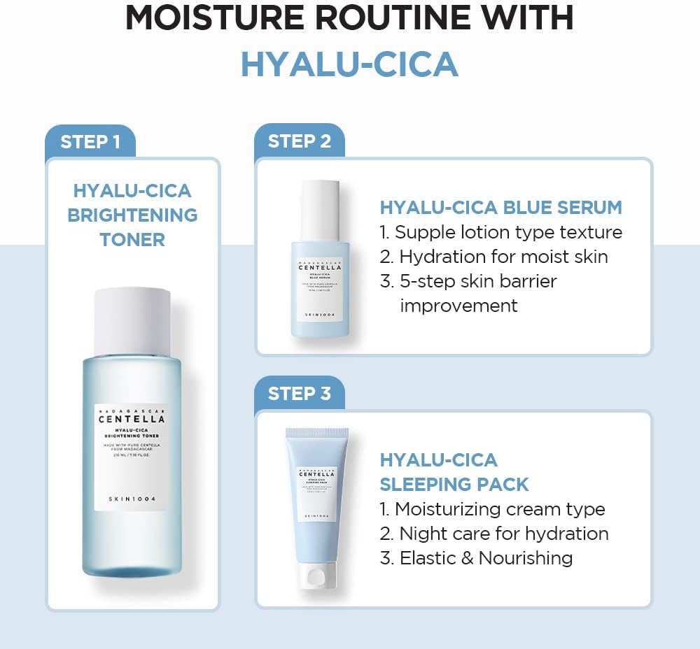 Skin1004 - Madagascar Centella Hyalu-Cica Blue Brightening Toner 210ml