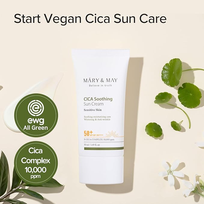 Mary & May – Cica Soothing Sun Cream 50ml
