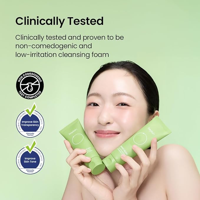 Beplain – Mung Bean Greenful pH balanced Cleansing Foam 80ml
