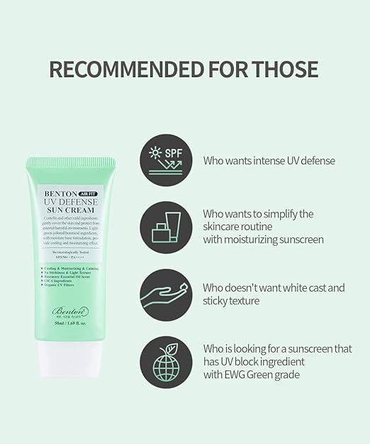 Benton - Air Fit UV defense Sun Cream SPF50+/PA++++ 50ml