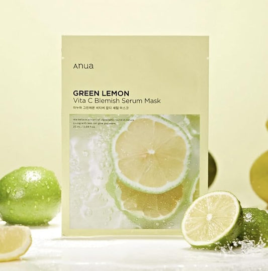 Anua – Green Lemon Vita C Blemish Serum Mask Sheet 25ml