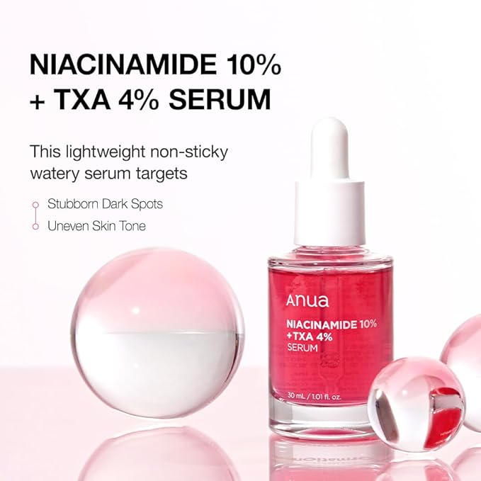 Anua – Niacinamide 10% + TXA 4% Serum 30ml