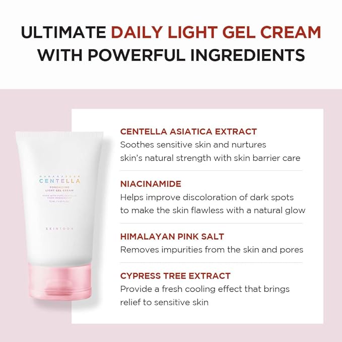 Skin1004 – Madagascar Centella Poremizing Light Gel Cream 75ml