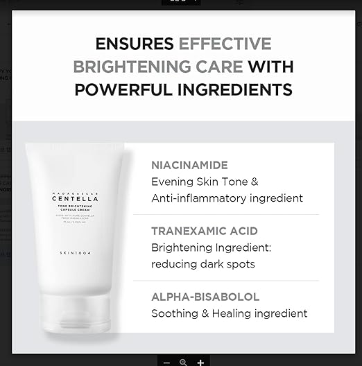 Skin1004 – Madagascar Centella Tone Brightening Capsule Cream 75ml