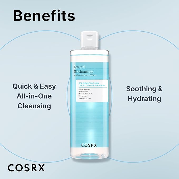 Cosrx – Low pH Niacinamide Micellar Cleansing Water 400ml