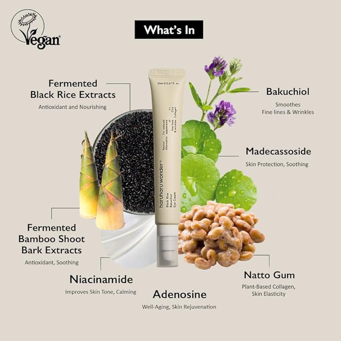HaruHaru Wonder - Black Rice Bakuchiol Eye Cream 20ml