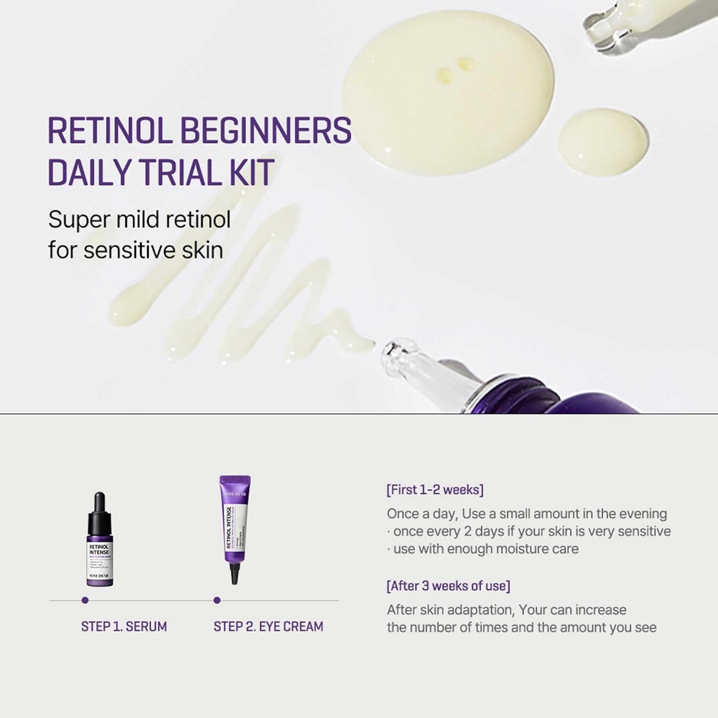Some By Mi – Retinol Intense Trial Kit (2 Items) (10ml+10ml)