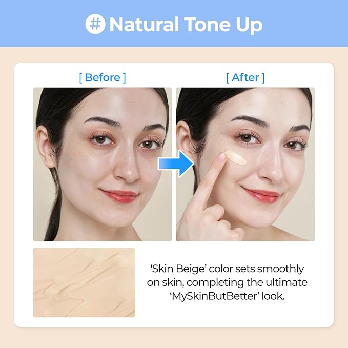 Numbuzin - No.3 Porcelain Base-skip Tone Up Beige 50ml
