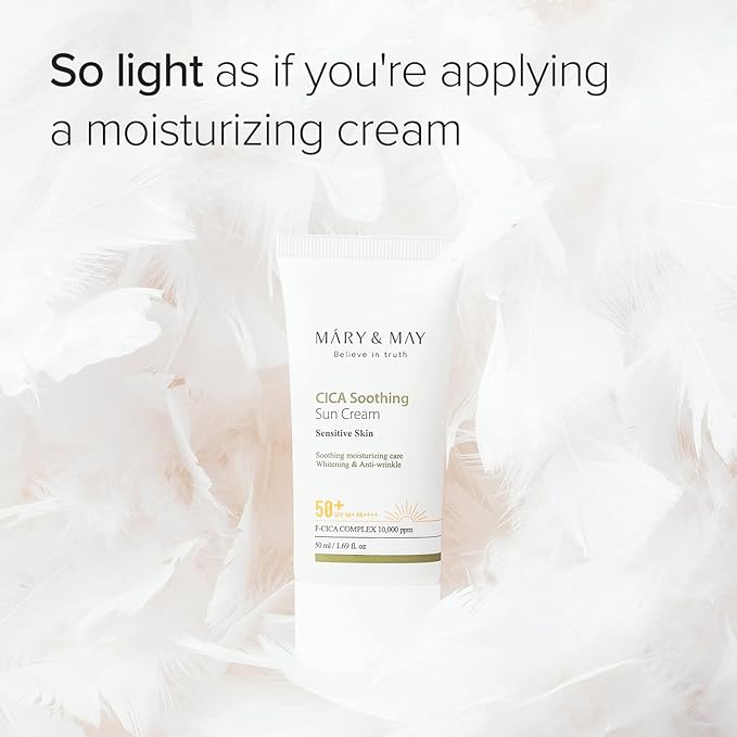 Mary & May – Cica Soothing Sun Cream 50ml