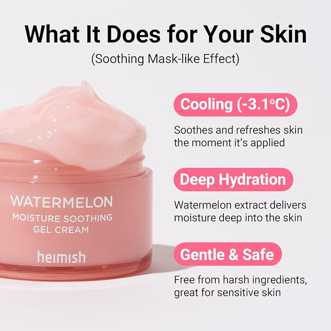 Heimish – Watermelon Moisture Soothing Gel Cream 110ml