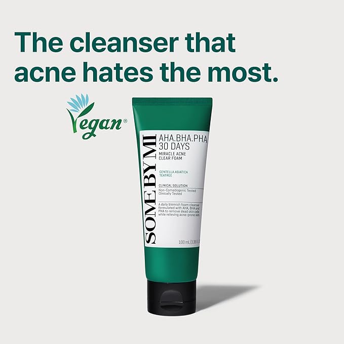 Some By Mi - AHA BHA PHA 30 Days Miracle Acne Clear Foam 100ml