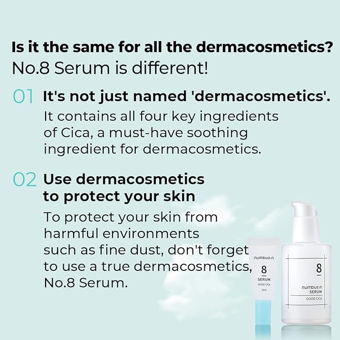 Numbuzin - Fine Cica Serum No.8 50ml