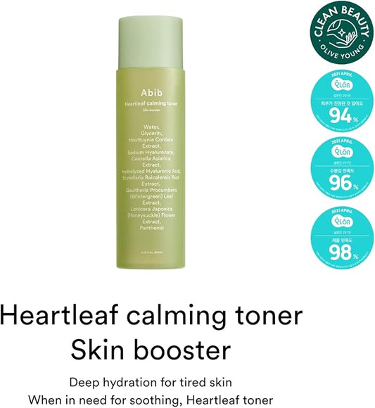 Abib – Heartleaf calming toner Skin Booster 200m