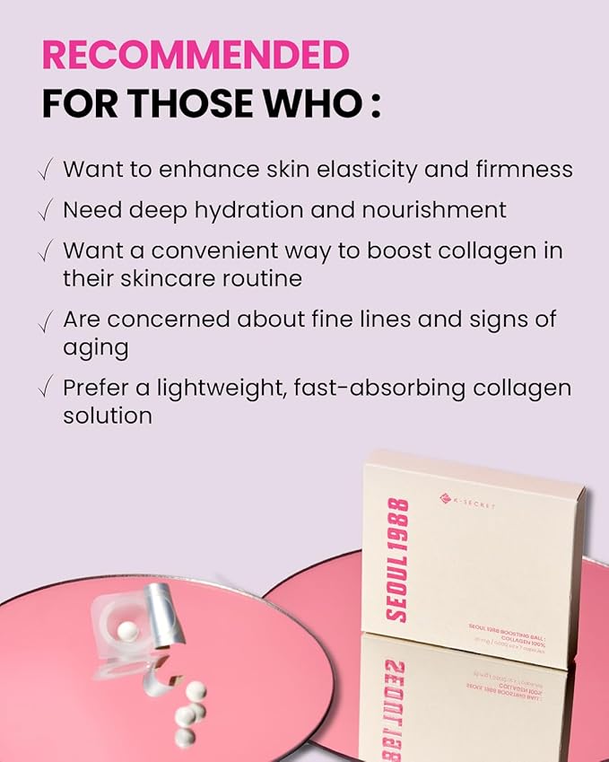 K-secret – Seoul 1988 Boosting Ball: Collagen 100% Capsule 7ea