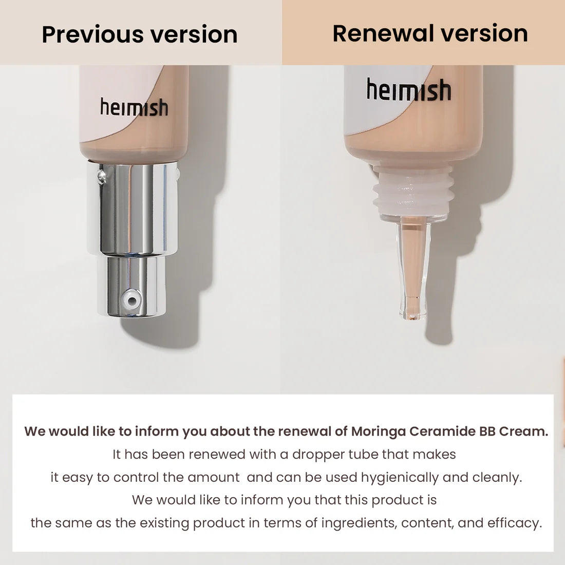 Heimish – Moringa Ceramide BB Cream SPF 30 PA++ 19 Fair Beige