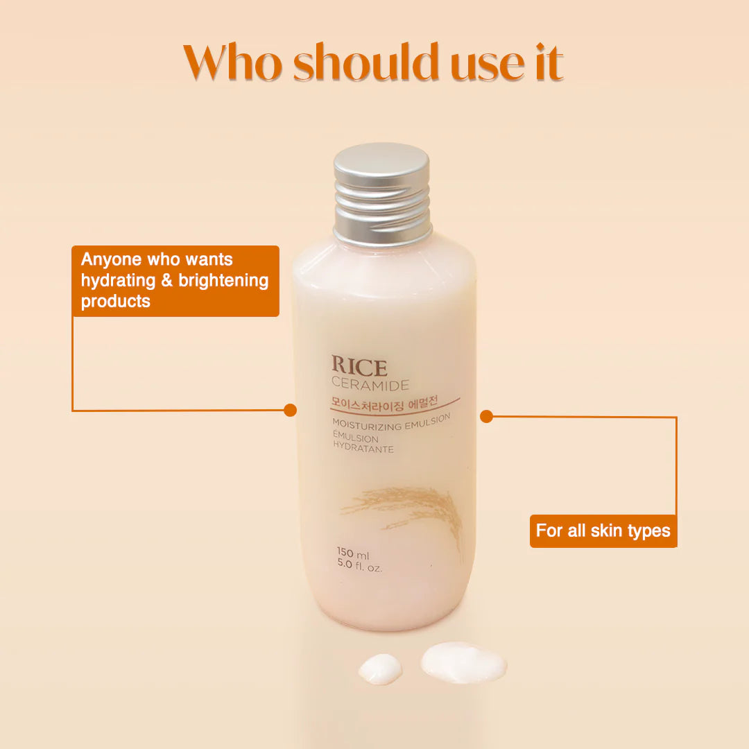 The Face Shop - Rice Ceramide Moisturizing Emulsion 150ml