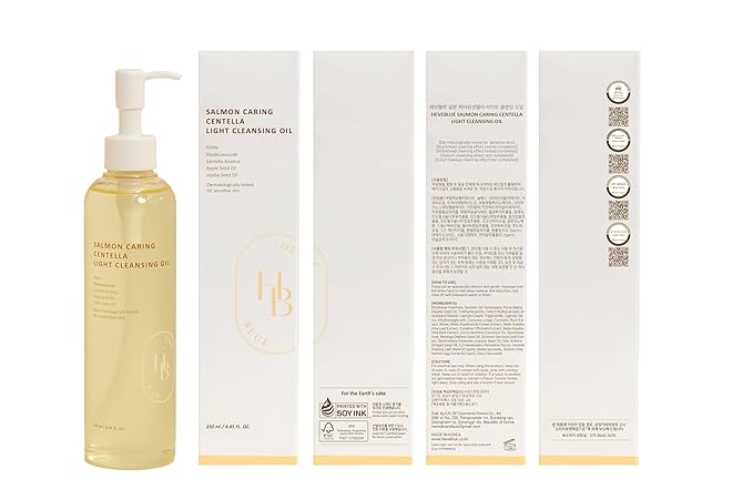 Heveblue – Salmon Caring Centella Light Cleansing Oil 250ml