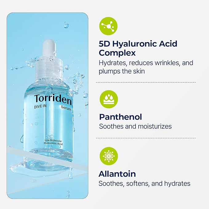 Torriden – DIVE-IN Low Molecular Hyaluronic Acid Serum 50ml