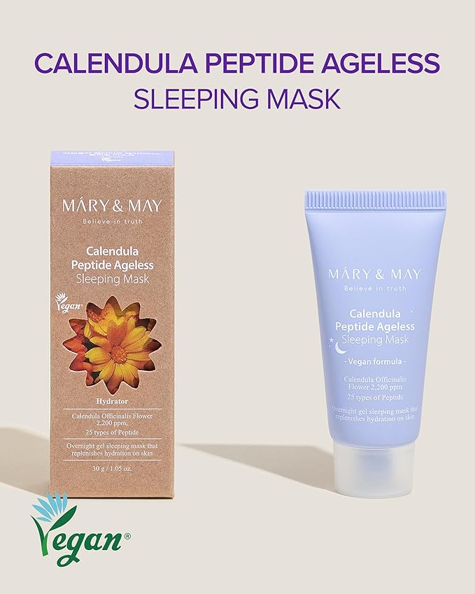 Mary & May – Calendula Peptide Ageless Sleeping Mask 30g