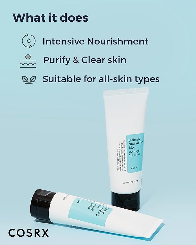 COSRX - Ultimate Nourishing Rice Overnight Spa Mask 60ml
