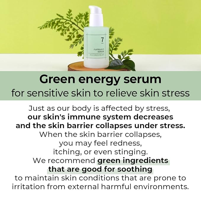 Numbuzin - No.7 Mild Green Soothing Serum 50ml