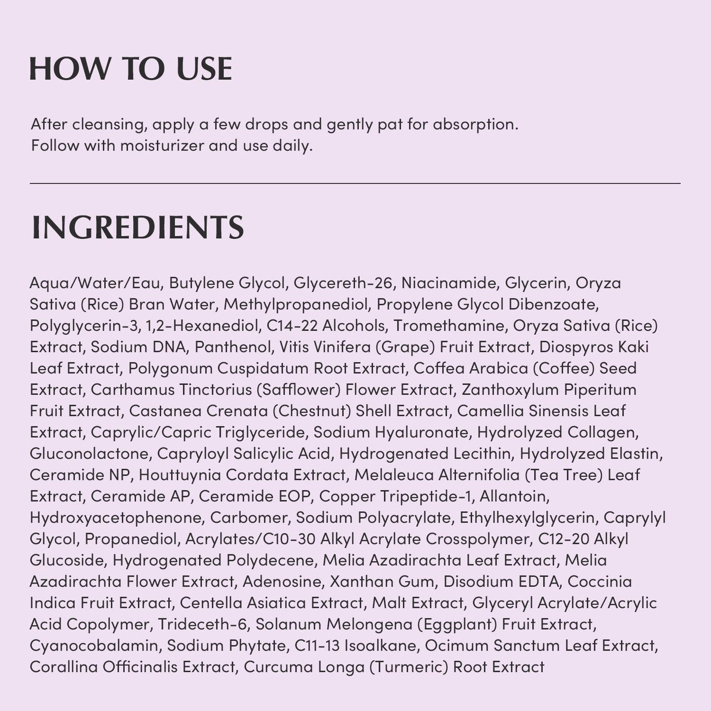 Eqqualberry – Purple PDRN Pore Minimizing Serum 30ml