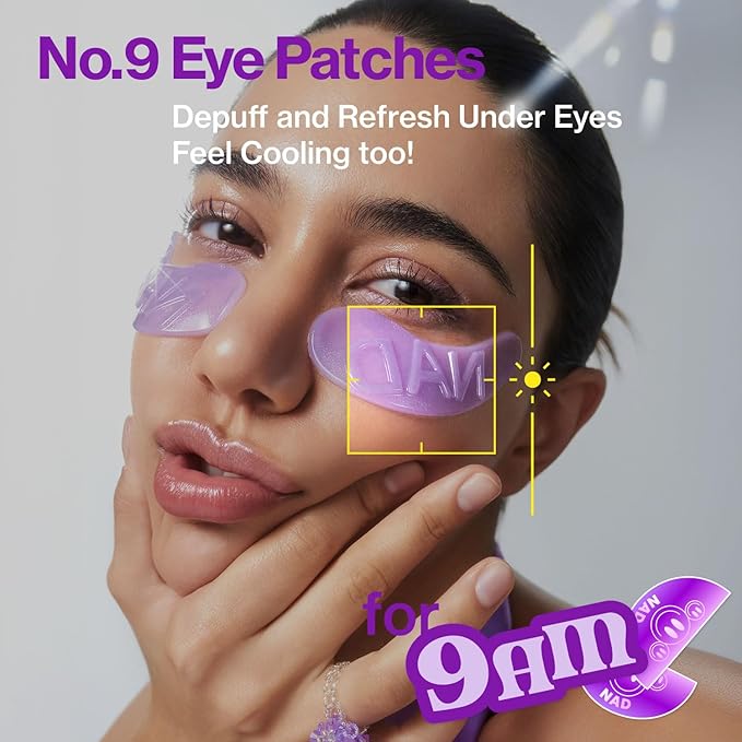 Numbuzin – No.9 NAD+ Collagen +50 Peptides Eye Patches 8g