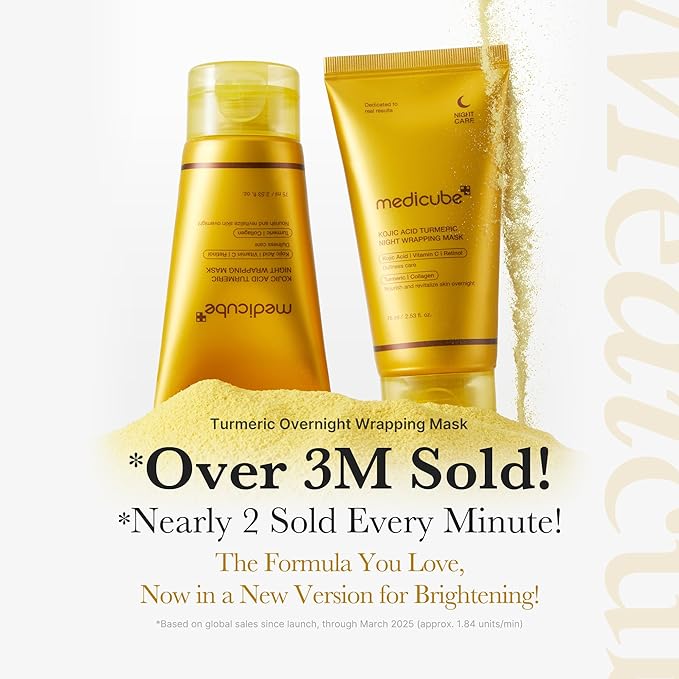 Medicube – Kojic Acid Turmeri Night Wrapping Mask 75ml