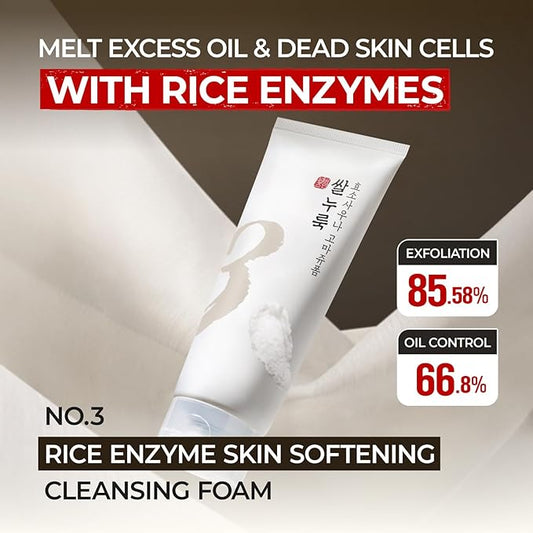 Numbuzin – No.3 Rice Enzyme Skin Softening Cleansing Foam 170ml