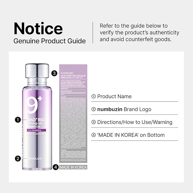 Numbuzin – No. 9 NAD Bio Lifting-sil Essence 50ml