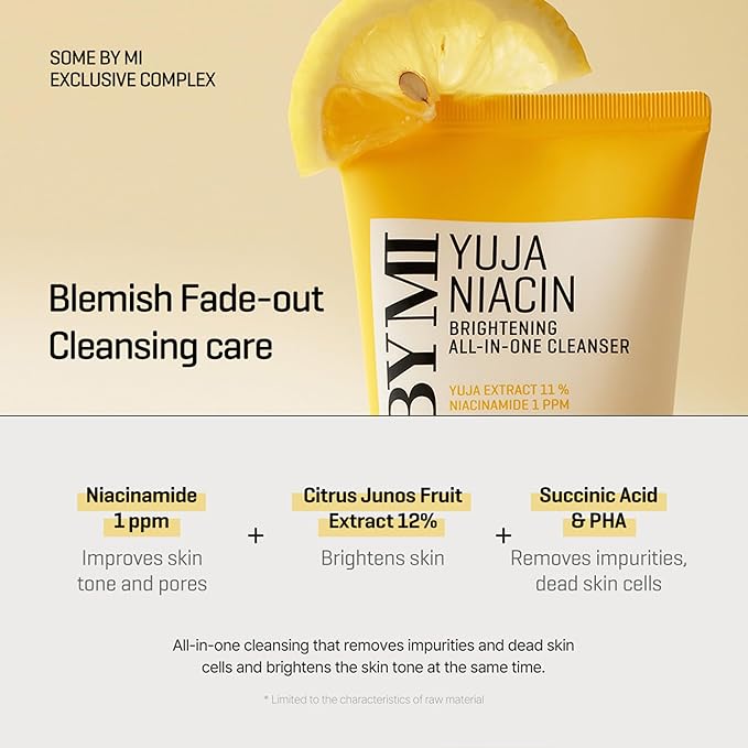 SOME BY MI – Yuja Niacin Brightening All-In-One Cleanser 100ml