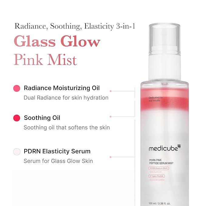 Medicube – PDRN Pink Glutathione Serum Mist 100ml