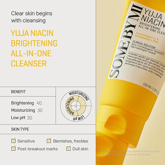 SOME BY MI – Yuja Niacin Brightening All-In-One Cleanser 100ml