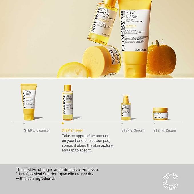 Some By Mi – Yuja Niacin 30 Days Miracle Brightening Toner 150ml New