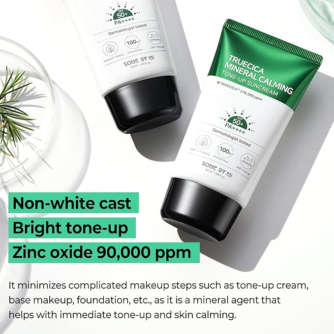 Some By Mi – Truecica Mineral Calming Tone-Up Suncream SPF 50+ PA++++ 50ml