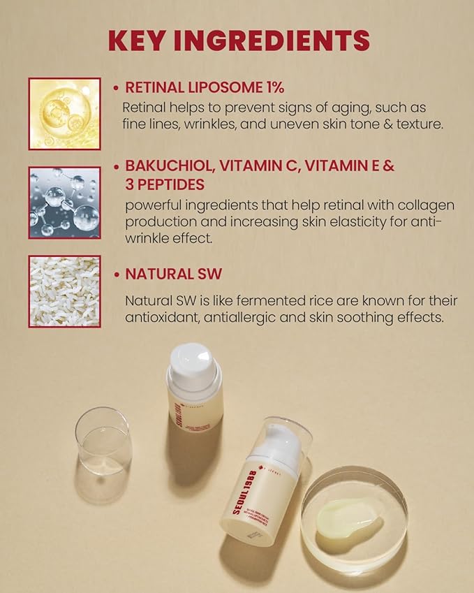 K-Secret – Seoul 1988 Retinal Liposome 1% + Fermented Rice Cream 50ml