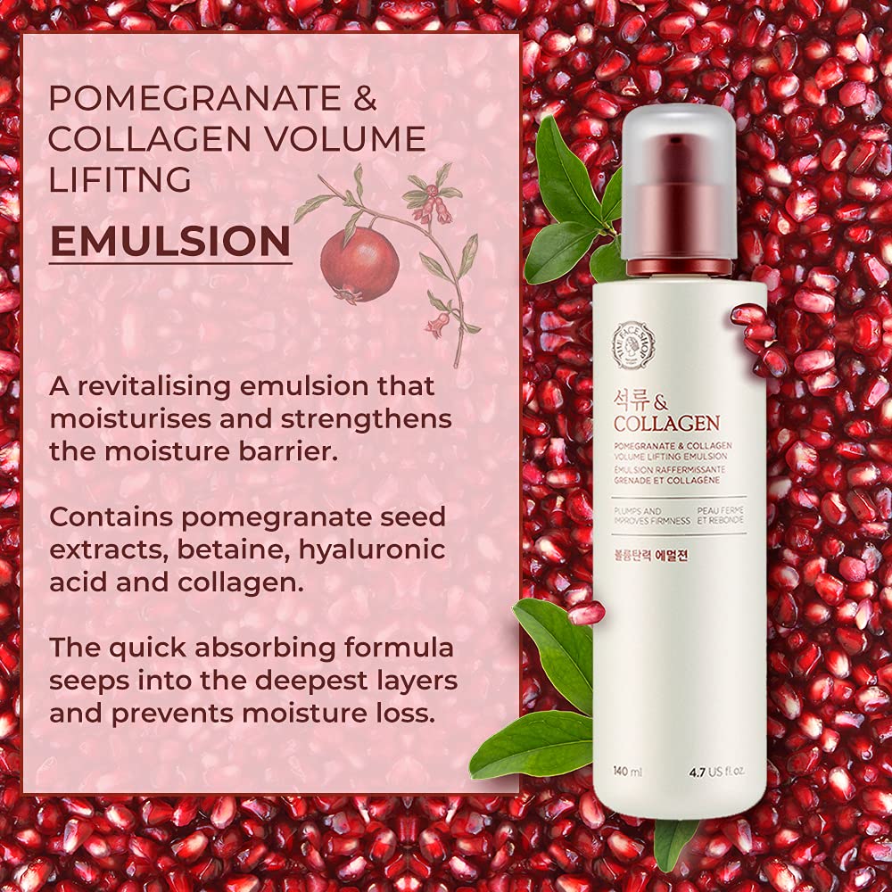 The Face Shop - Pomegranate & Collagen Volume Lifting Emulsion 140ml