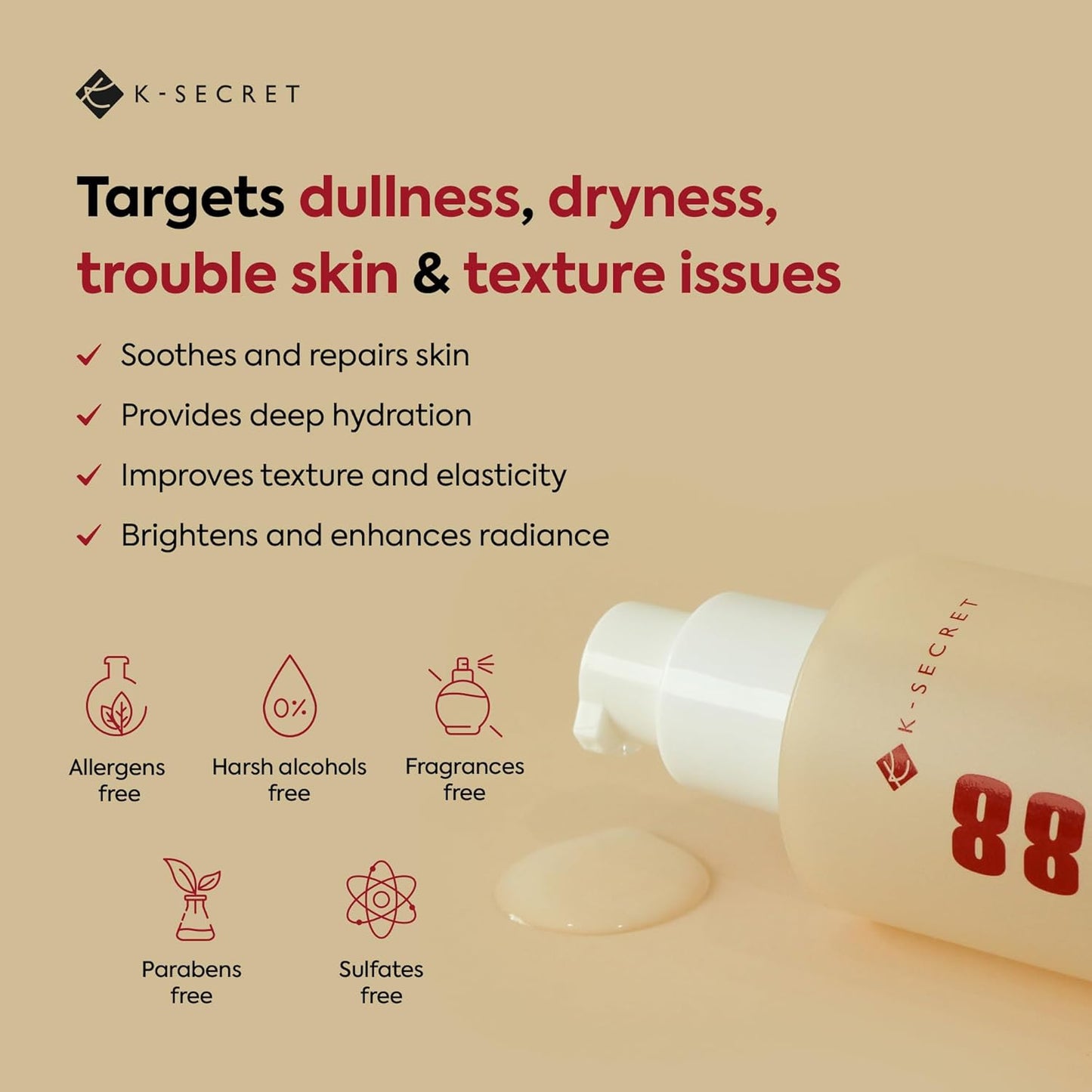 K-Secret – Snail Mucin 97% + Rice Essence 100ml